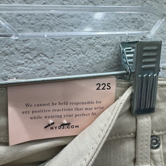 NYDJ Jeans Women's Plus Size 22 Short Tan Curves 360 Slim Straight New - Picture 4 of 6